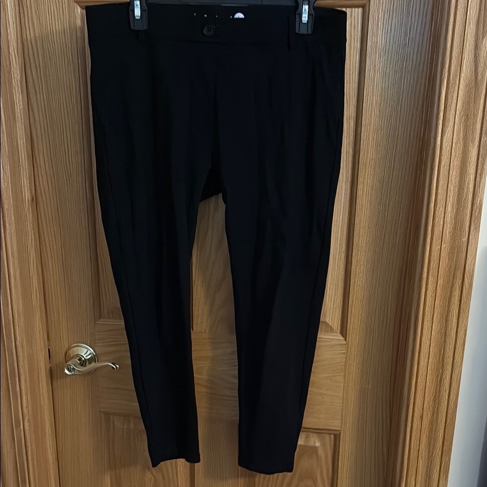 Betabrand Skinny Crop Black Dress Pant Yoga Pants
